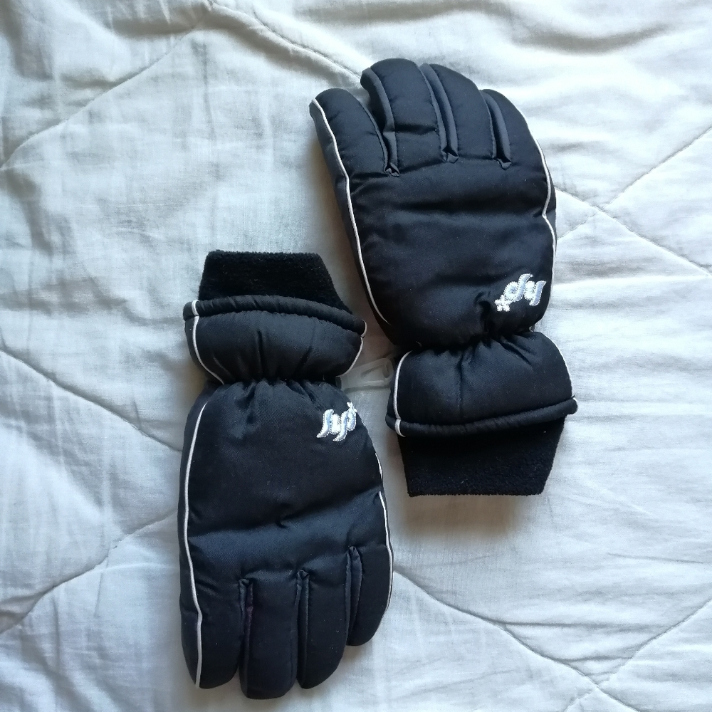 HOT PAWS Girls fleece lined winter gloves Size Medium